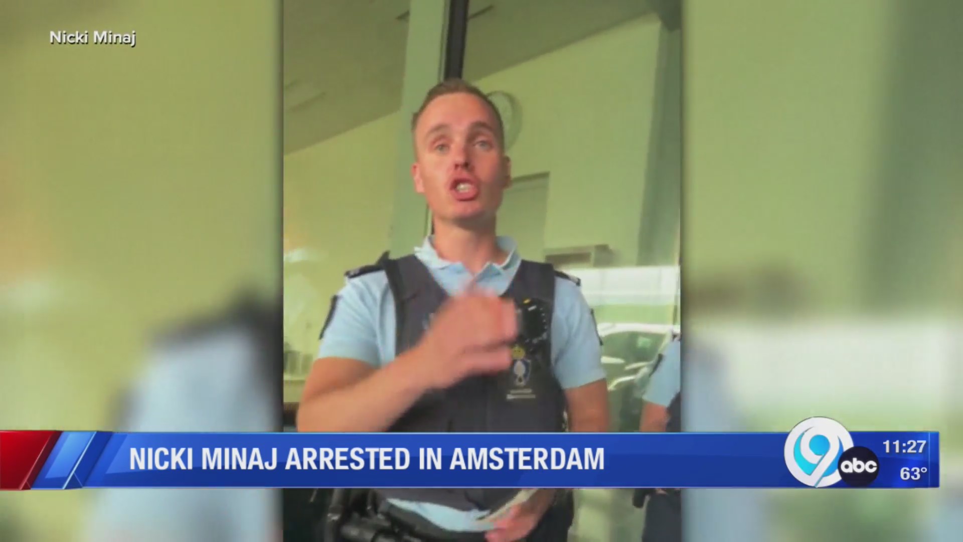 Nicki Minaj arrested in Amsterdam