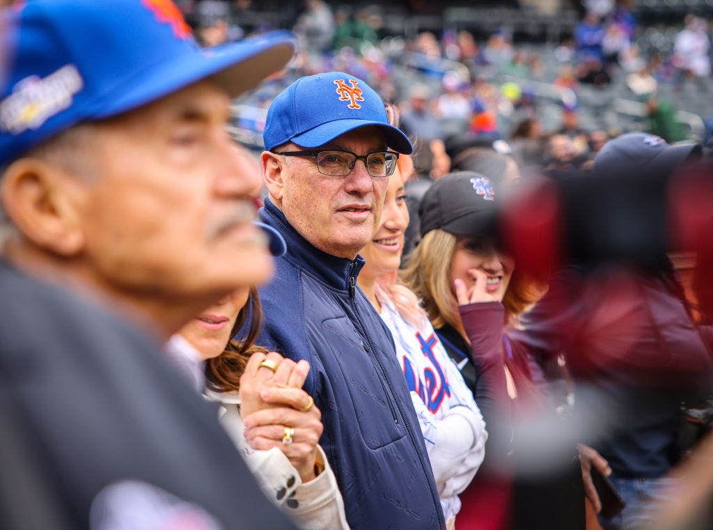 <p>Hedge fund manager Steve Cohen, worth $13.9 billion, bought the New York Mets baseball team in 2020 for a record $2.4 billion.</p><p>He had first bought an 8% limited partnership stake in the team for $40 million in 2012.</p>