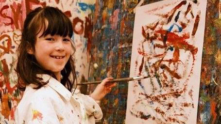 Poppy Blackburn is thought to be the youngest ever artist to have an exhibition at Christie's