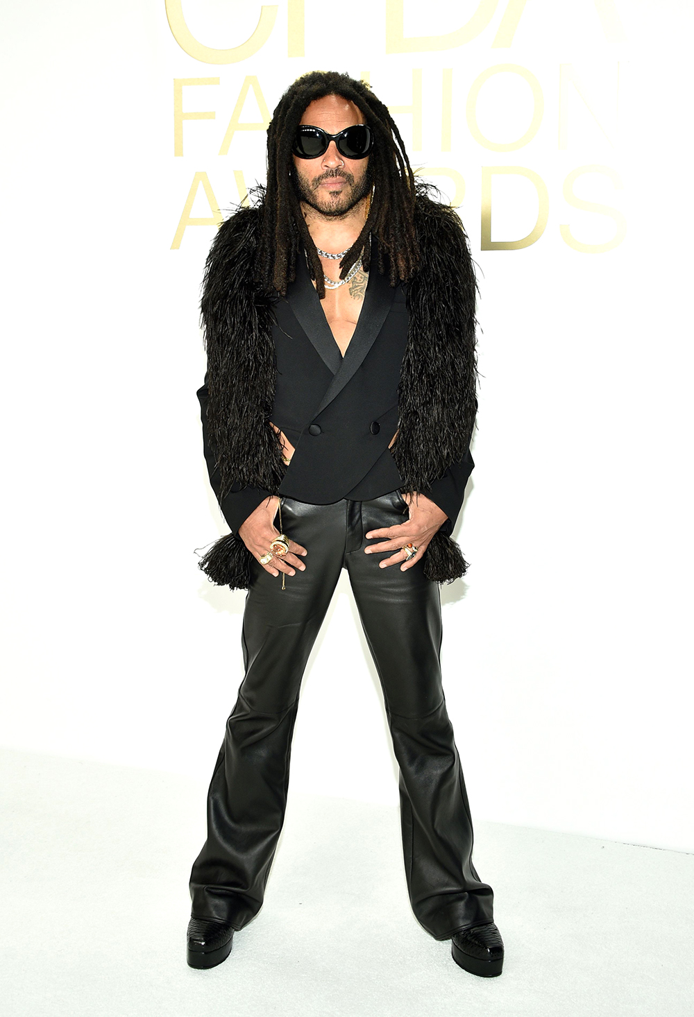 <p>Lenny Kravitz attended the CFDA Fashion Awards at Cipriani South Street, in New York</p>