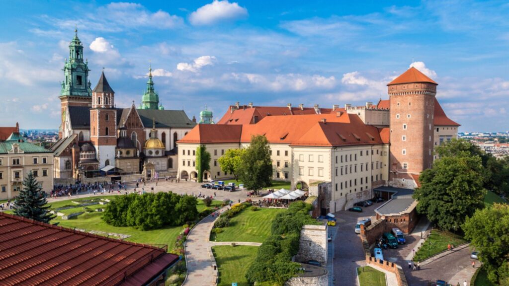 <p>Krakow, Poland’s former capital, exudes old-world charm with its well-preserved medieval architecture, lively market square, and historic Jewish quarter. Wander through the cobblestone streets, visit Wawel Castle, and explore the poignant Auschwitz-Birkenau Memorial and Museum.</p><p>Krakow is remarkably <a href="https://leverageedu.com/learn/living-expenses-in-krakow/">affordable</a>, with budget-friendly accommodations, inexpensive dining options, and free attractions like St. Mary’s Basilica and the Cloth Hall. Take a day trip to the Wieliczka Salt Mine, a UNESCO World Heritage site with stunning underground chambers and chapels.</p>