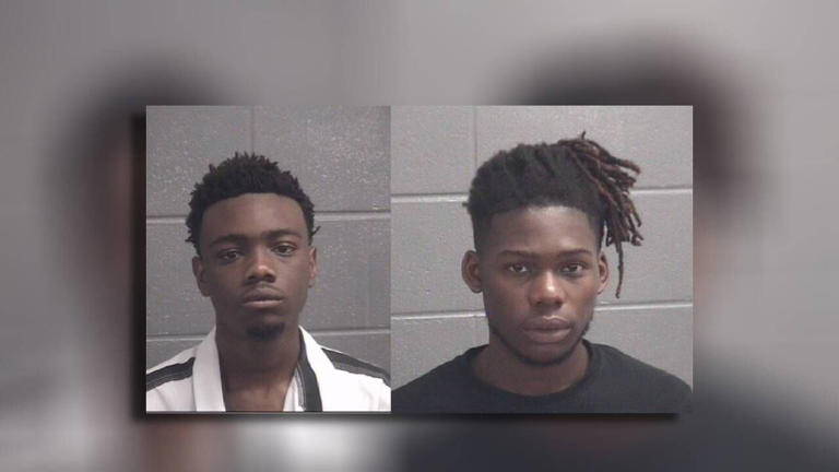L to R: Demoni Beck, 17, and Jadaquis Noble, 20, were arrested and charged in the shooting death of 22-year-old Jacqueris Holland.