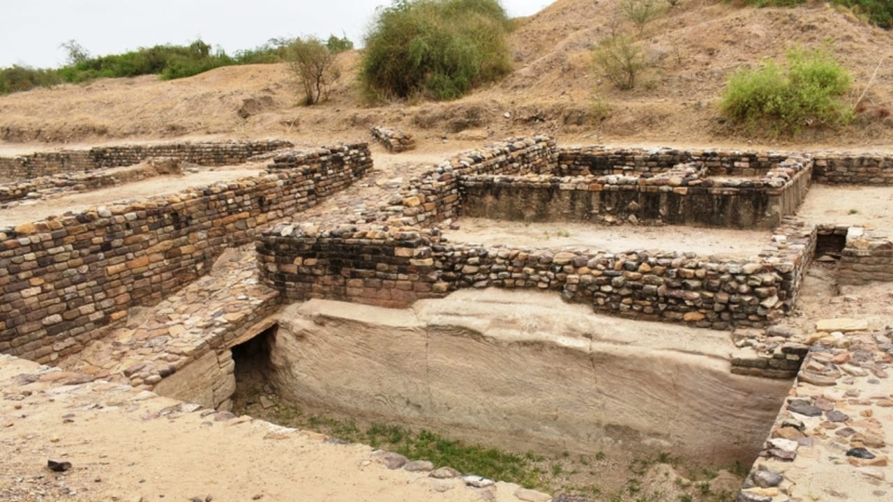 <p><strong>Age</strong>: Approximately 4,500-4,700 years old (2650 BC)<br><strong>Location</strong>: Gujarat, India </p> <p>In the remote reaches of India’s Rann of Kutch, the ruins of Dholavira offer a glimpse into the sophistication of the ancient Indus Valley Civilization. Dating back to around 2650 BC, this sprawling city was one of the largest and most well-planned settlements of its time.</p> <p>What sets Dholavira apart from other ancient cities is its incredible system of water management. The city was built around a series of reservoirs and channels that collected and stored rainwater, ensuring a steady supply even during times of drought. (<a href="https://www.atlasobscura.com/places/dholavira-a-harrapan-city">ref</a>) </p>