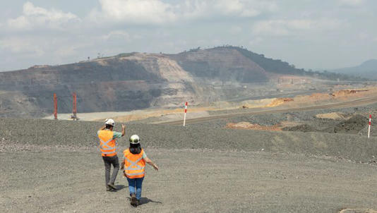 Operação na unidade Salobo da Vale, de mineração de cobre, em Marabá no Pará Foto: Daniel Teixeira/Estadão