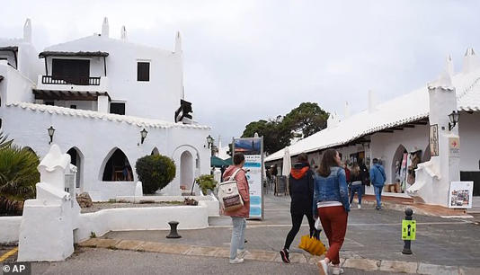 Binibeca Vell is a popular holiday hotspot because of its winding alleyways and whitewashed homes