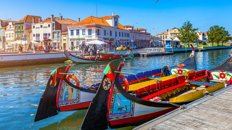 Aveiro Canals in Portugal