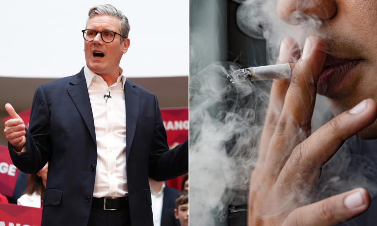 Starmer supports smoking ban and pension triple lock, says party