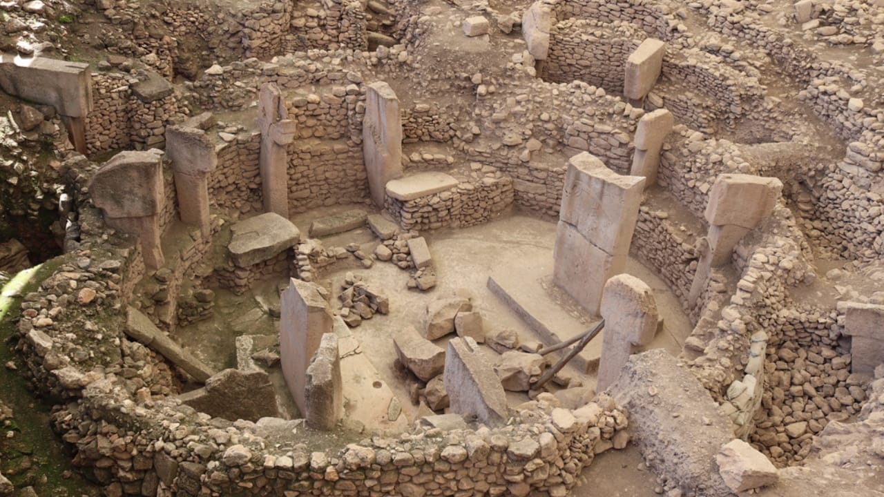<p><strong>Age</strong>: Approximately 11,000 years old (9000 BC)<br><strong>Location</strong>: Şanlıurfa, Turkey </p> <p>Predating Stonehenge by an incredible 6,000 years, Göbekli Tepe is a game-changer in our understanding of ancient civilizations. This sprawling complex of massive stone pillars, some weighing up to 10 tons, was constructed by hunter-gatherers who had not yet developed metal tools or even pottery. </p> <p>Recent excavations have revealed that Göbekli Tepe may have been a site of ritual significance, possibly even the world’s first temple. (<a href="https://www.smithsonianmag.com/history/gobekli-tepe-the-worlds-first-temple-83613665/">ref</a>) Its discovery has challenged long-held beliefs about the rise of agriculture and the beginnings of human civilization, pushing back the timeline by several millennia.</p>