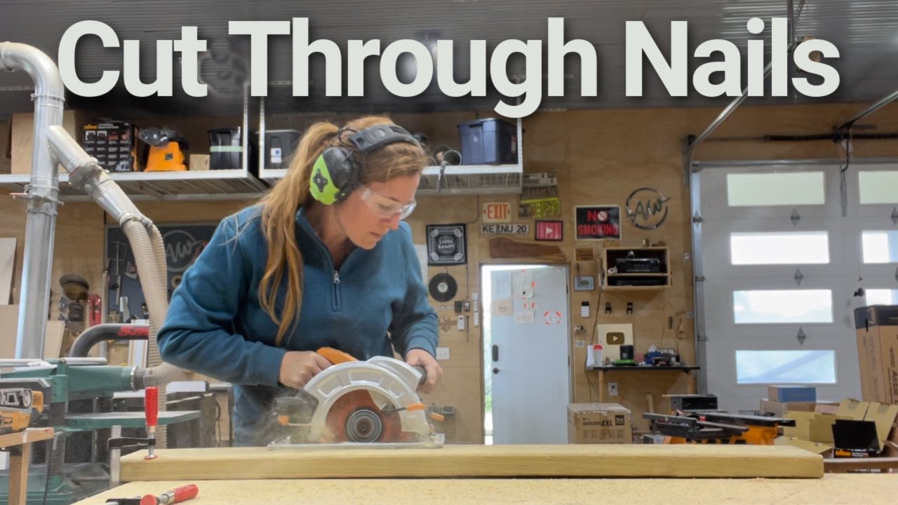 DIYer tests the sharpest nail cutting blade