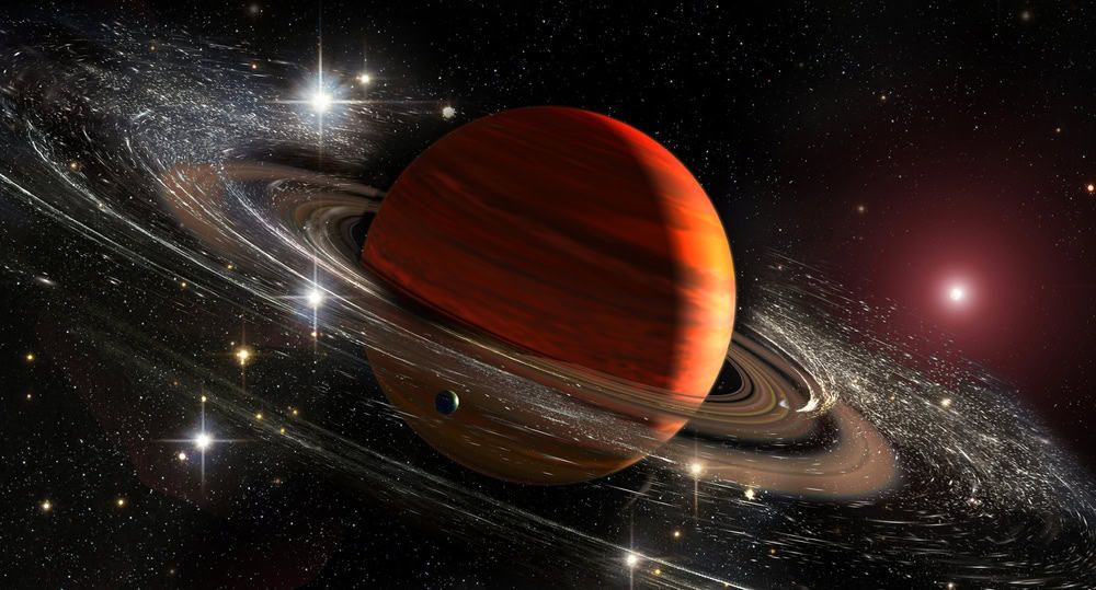 <p><span>Saturn’s iconic rings are relatively young, estimated to be only about 100 million years old, compared to the dinosaurs, which lived around 65 million years ago. The rings are composed of ice and rock particles that could be remnants of comets, asteroids, or shattered moons.</span></p>