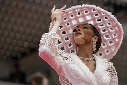 Winnie Harlow poses at 'The Apprentice' premiere during the 77th Cannes Film Festival in southern France on 20 May 2024. Credit: Andreea Alexandru/2024 Invision