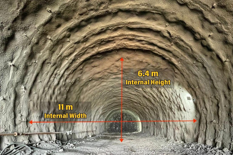 Mumbai-Ahmedabad Bullet Train On Right Track: Ghansoli Tunnel ...