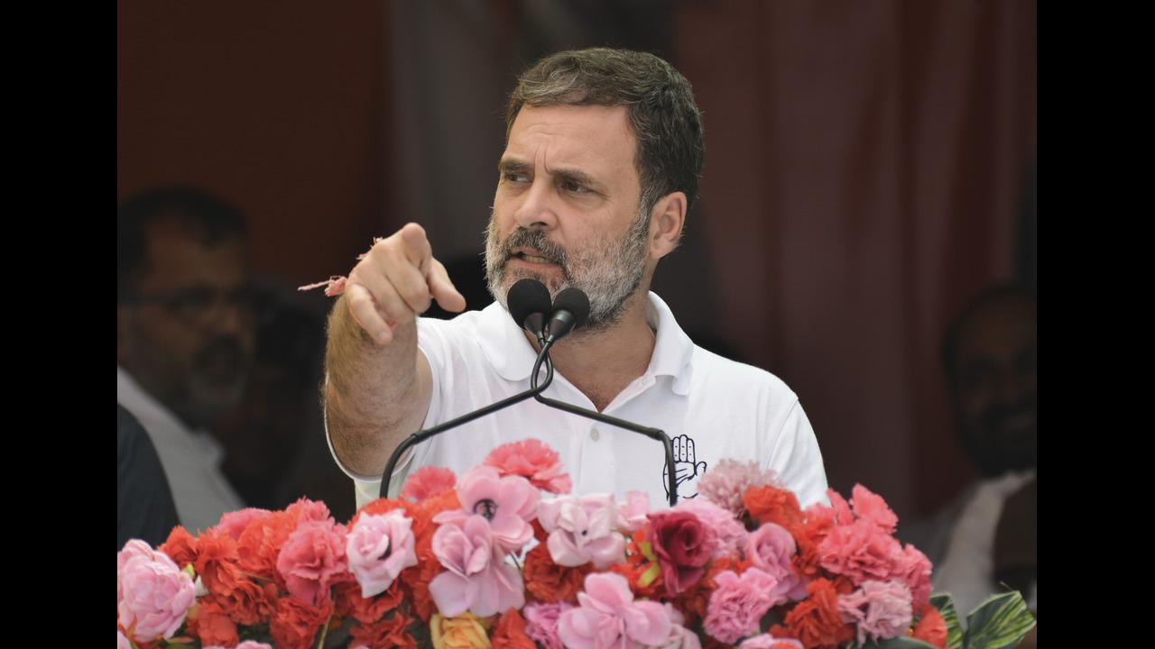 In Photos Rahul Gandhi Mocks Pm Narendra Modis Sent By God Remark 0166