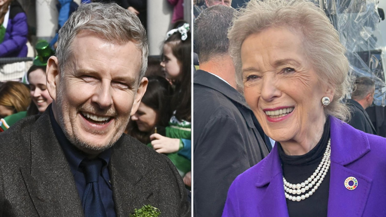 Patrick Kielty and Mary Robinson are to receive honorary degrees from Ulster University