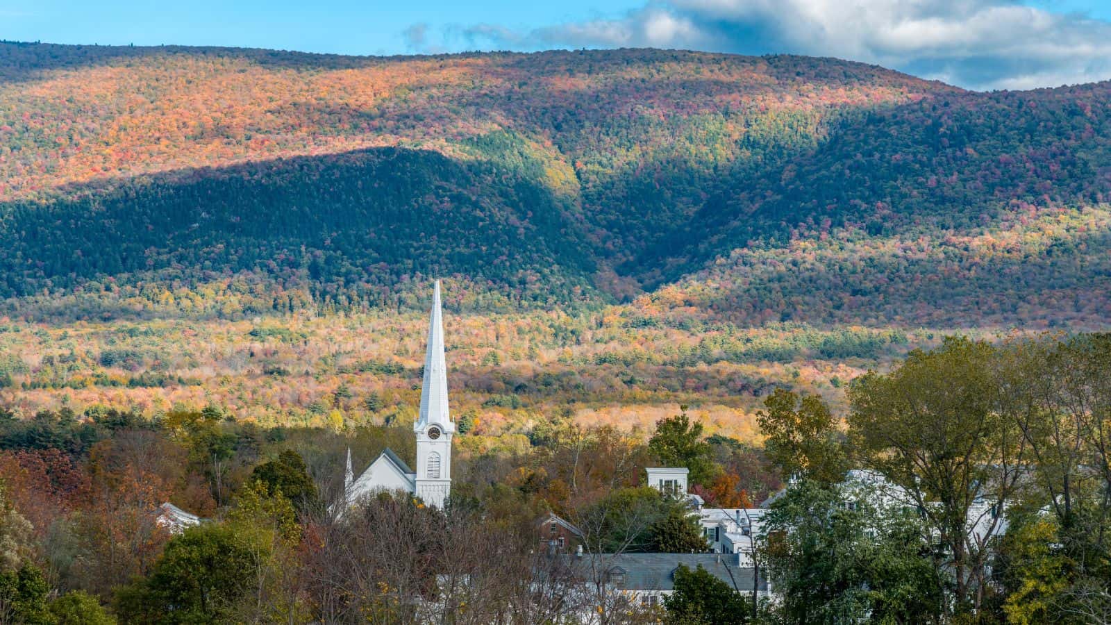 <p>Hugged by the Green and Taconic Mountains, Manchester, Vermont is a popular leaf-peeping locale in New England that shouldn’t be overlooked in the summer. For some serious scenery, drive to the peak of 3,848 <a href="https://equinoxmountain.com/" rel="nofollow external noopener noreferrer">Mount Equinox</a> (that’s right, no hiking required).</p><p>Later, see classic Vermont woodworking in action at Manchester Woodcraft, whose factory and retail shop allows visitors to observe carvers in action and shop for a few well-priced souvenirs.</p>