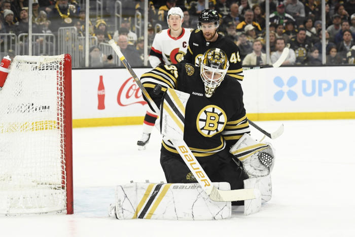 ottawa senators acquire linus ullmark from boston bruins: another goalie sweepstakes ends