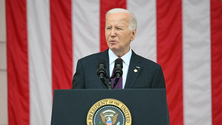 Biden, in Memorial Day speech, says Americans must continue upholding democracy