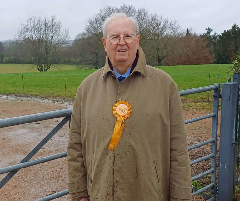 Liberal Democrat John Howson, standing the 2024 General Election in the Weald of Kent constituency