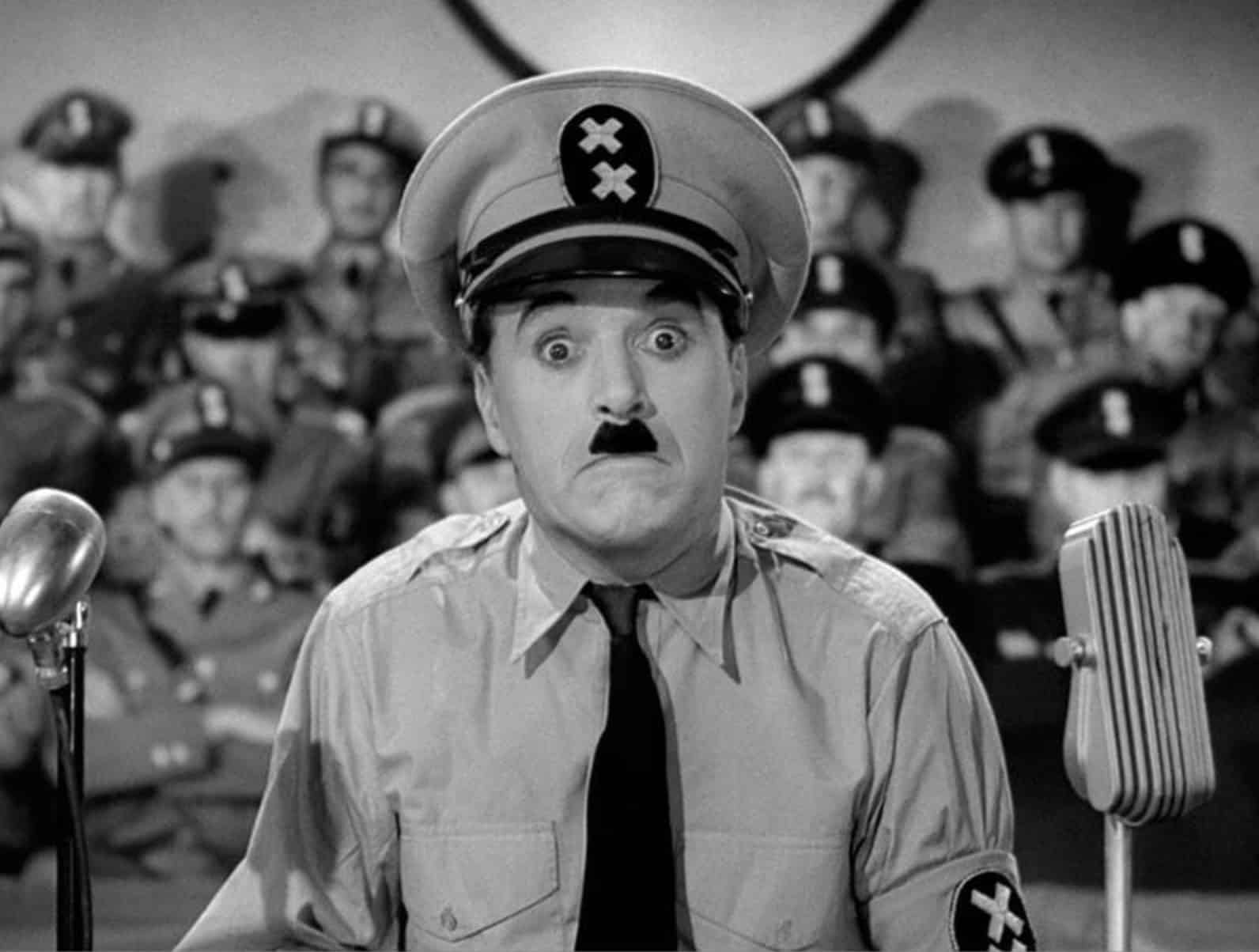 <p>Another one of the greatest speeches in movie history comes by way of Charlie Chaplin's "The Great Dictator." Made in response to the looming destruction of World War II, Chaplin plays a poor Jewish barber disguised as a bombastic dictator. When forced to speak to the people in a Nuremberg-style rally, Chaplin subverts his audience's expectations with his impassioned, heartfelt speech.</p> <p>In the speech, Chaplin's character lets down his guard and lets his humanity shine through. Instead of calling for division, he calls for peace, urging people to live by each other's happiness and not their misery. He decries the widespread use of machines and how they transform human feeling into cold, often bitter, calculation. It's one of the greatest speeches in movie history because it uses explosive rhetoric from a dictatorial pulpit to fight against extremism. It asks the audience to see their fellow people as just that, people, instead of letting division sow disaster and impede progress.</p>