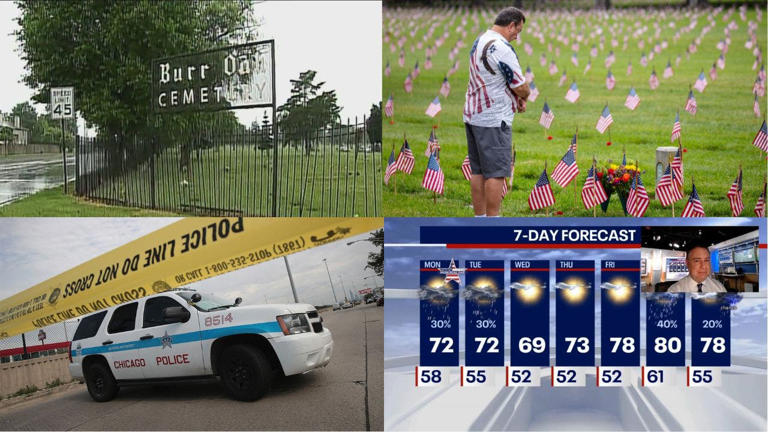Human remains found at Burr Oak Cemetery • Child killed in holiday weekend violence • Memorial Day in Chicago