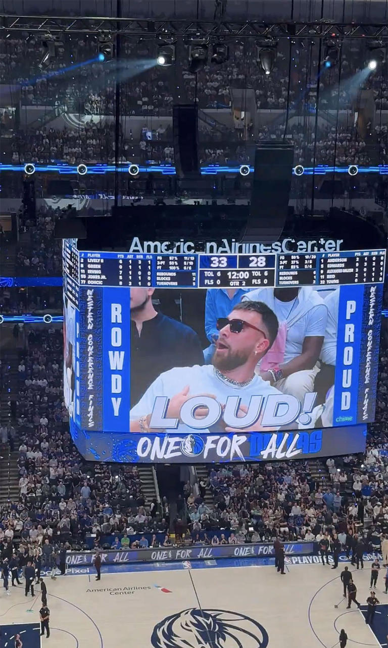 Travis Kelce booed while at NBA playoffs with Patrick, Brittany Mahomes as  Taylor Swift takes Eras Tour to Spain