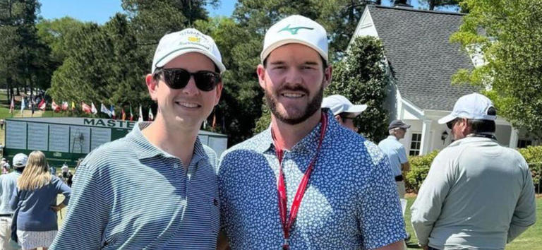 Grayson Murray with another golfer