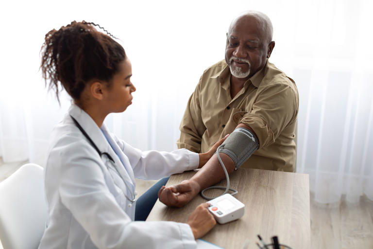 Researchers are predicting that greater numbers of people will develop high blood pressure, which is a major risk factor for heart attack and stroke. (Getty Images)