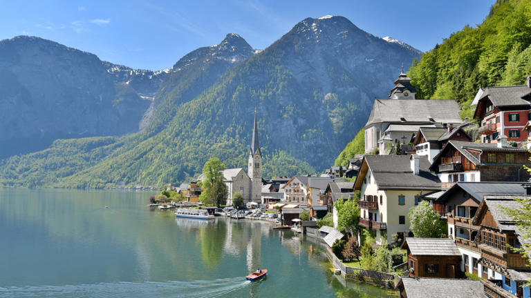 Hallstatt, in Austria’s Lake District, is ideal for wandering, boating, and relaxing. (Cameron Hewitt, Rick Steves' Europe)