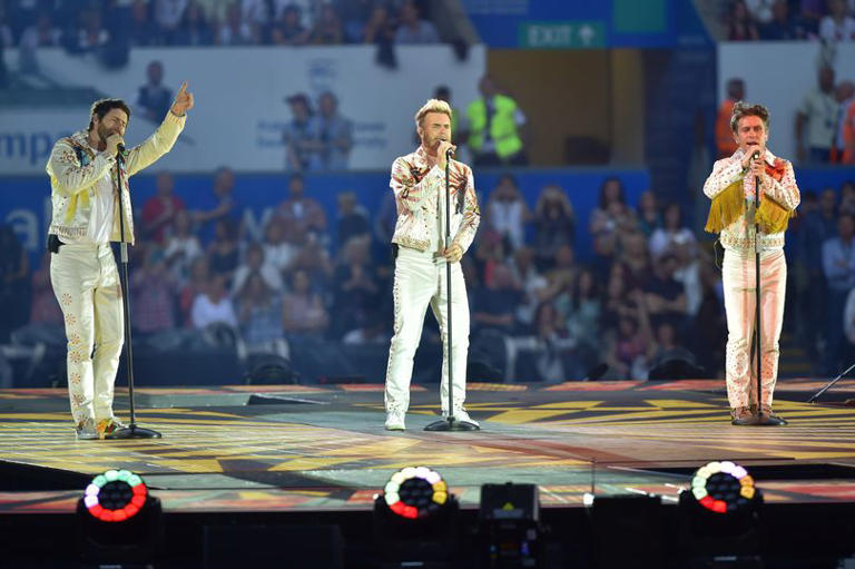 Take That perform in Swansea back in 2017