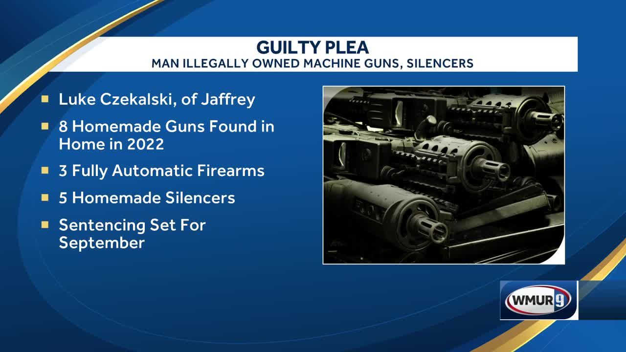 Man Pleads Guilty To Illegally Owning Machine Guns, Silencers