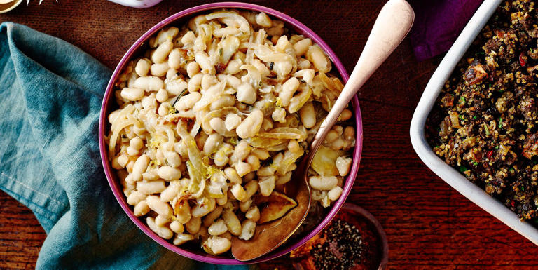 Caramelised Onion Cannellini Beans