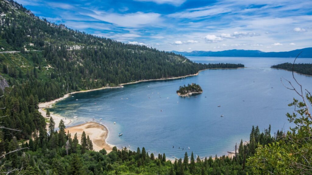 <p>Nestled amidst the Sierra Nevada Mountains, South Lake Tahoe is a year-round playground for <a href="https://visitlaketahoe.com/">outdoor adventurers</a>. In the summer, the lake beckons with boating, kayaking, paddleboarding, and swimming.</p><p>Come winter, the town transforms into a snow sports paradise, with world-class ski resorts like Heavenly and Kirkwood offering endless thrills on the slopes. Beyond outdoor pursuits, South Lake Tahoe boasts a vibrant nightlife scene with casinos, restaurants, and bars catering to every taste.</p>
