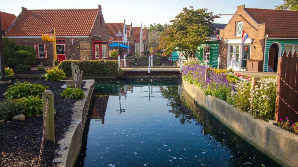 <p>This charming Dutch-inspired town on Lake Macatawa is a feast for the senses with its colorful <a href="https://www.holland.org/veldheer-tulip-gardens/">tulip gardens</a>, historic windmills, and delicious Dutch treats.</p><p>Explore the iconic Windmill Island Gardens, a sprawling park with authentic Dutch windmills and vibrant tulip displays. Take a relaxing boat tour on Lake Macatawa, or immerse yourself in the town’s rich arts scene. And don’t forget to indulge in a slice of Dutch <a class="wpil_keyword_link" href="https://www.newinterestingfacts.com/facts-about-apples/" title="apple">apple</a> pie or a traditional Dutch treat!</p>