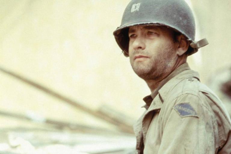 <p>Although Tom Hanks may not necessarily be the first actor that comes to mind in a discussion about war films, he stars in one of the greatest and most realistic ever made. He plays United States Army Rangers, Captain John H. Miller, in Steven Spielberg's 1998 classic, <i>Saving Private Ryan. </i></p> <p>The film follows Miller and his squad during World War II as they go behind enemy lines in France in order to find one man. Considered one of the greatest films of all time, Hanks has also received immense respect for the role. </p>