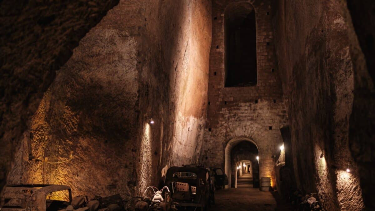 <p>Naples has a rich history that stretches back over 2,000 years; much of that history is hidden underground. The Galleria Borbonica was dug out in the 1850s as an escape tunnel for King Ferdinand II in case of riots. Today, it offers insightful daytime tours and hosts unique nighttime events like the <a href="https://www.walksofitaly.com/blog/things-to-do/naples-underground">Concert in the Dark</a>, where musicians perform classical pieces in a pitch-black cavern. </p><p>Four tours are available, including options for those with reduced mobility. Bring your walking shoes and a light jacket for an unforgettable underground adventure!</p>