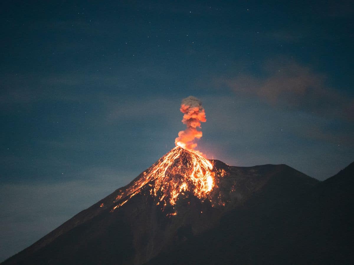 <p>Known as the “Volcano of Fire,” Fuego is one of Guatemala’s most active and famous volcanoes. With an elevation of 12,346 feet, it frequently erupts with explosive activity, attracting both scientists and adventurers eager to witness its powerful displays.</p>