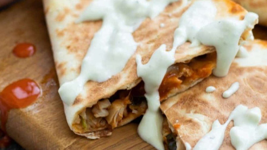 Buffalo Chicken Quesadillas