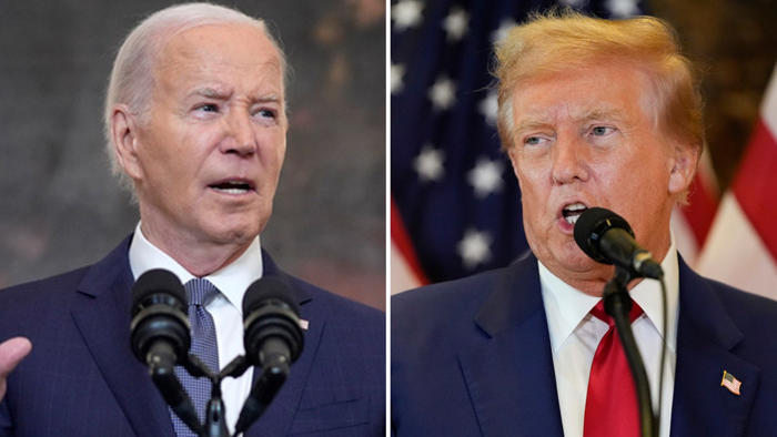 trump pulls away from biden in one-time swing state: poll