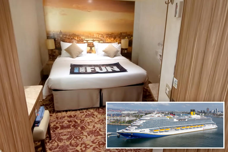 Inside Carnival’s cheapest $90-a-day, windowless cabin on its Firenze ship