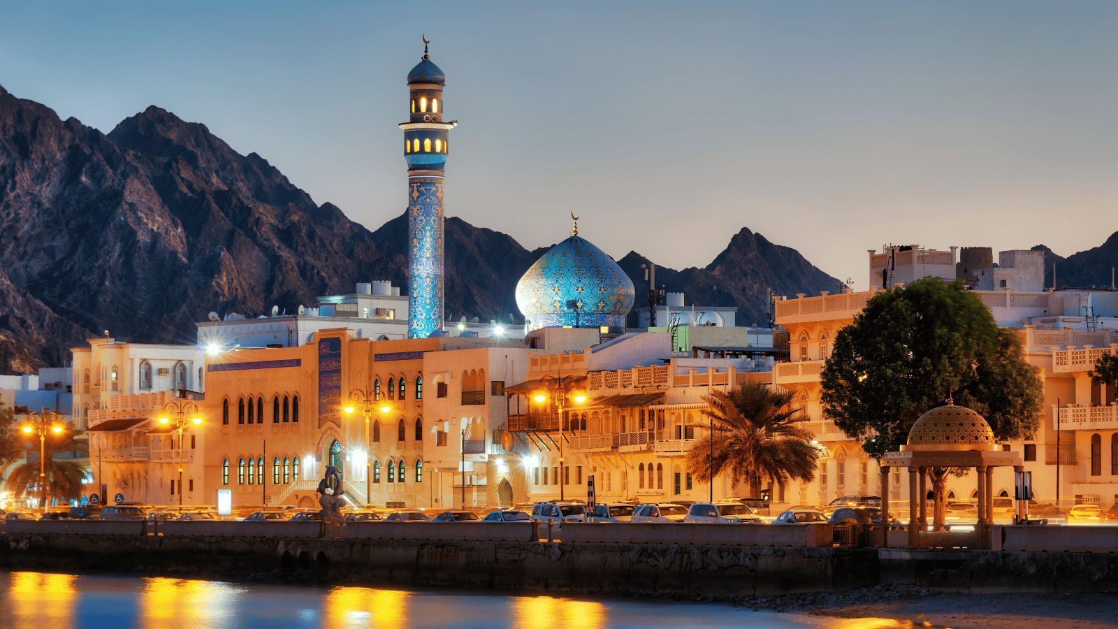 <p>The port city of Muscat, Oman’s capital, is a can’t-miss vacation spot that overlooks the Gulf of Oman. Picturesque mountain and desert landscapes surround this Arabian Peninsula town.</p><p>Like Dubai, Muscat has a unique combination of 16th-century architecture and upscale high-rises. You can tour famous landmarks and shop at Muscat’s expansive malls.</p>