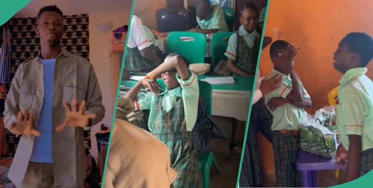VIDEO: Primary School Pupils Break Down as Teacher on Practice Gives Last Day Speech
