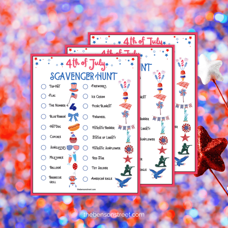 fourth of july scavenger hunt