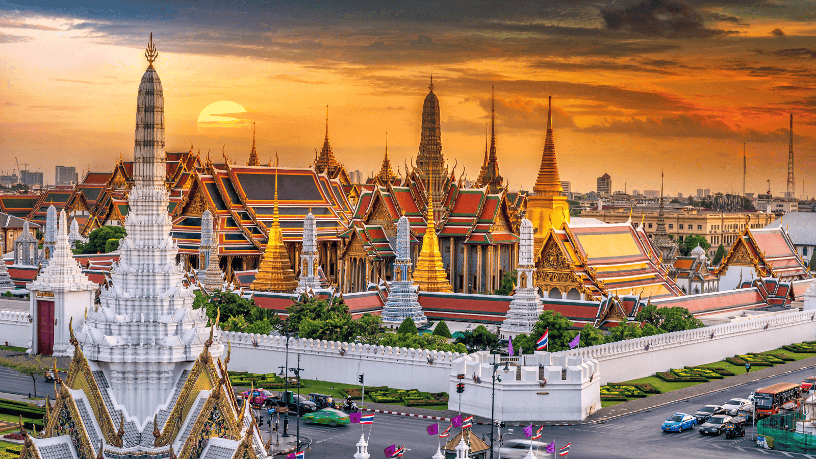 <p>Bangkok is a haven for top-tier cuisine, art, and history that rivals Dubai. Thailand’s capital has everything you need to relax or hit the ground running.</p><p>Don’t miss the Chatuchak Weekend Market, one of the best food <a href="https://whatthefab.com/local-markets-around-the-world.html" rel="follow">markets worldwide</a>. Visit the numerous religious temples and admire the sprawling network of canals to journey into Bangkok’s storied past.</p>