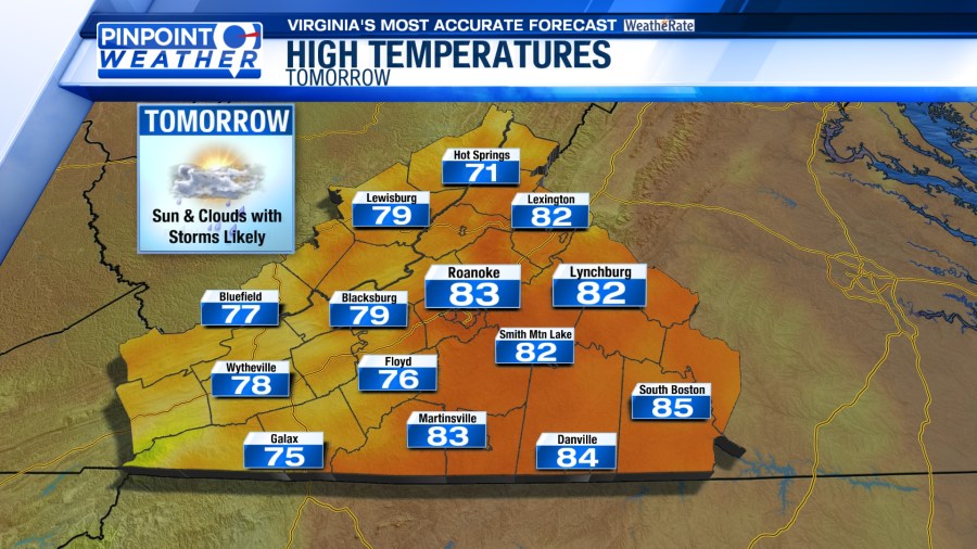 Pinpoint Weather: Storm Chances Continue