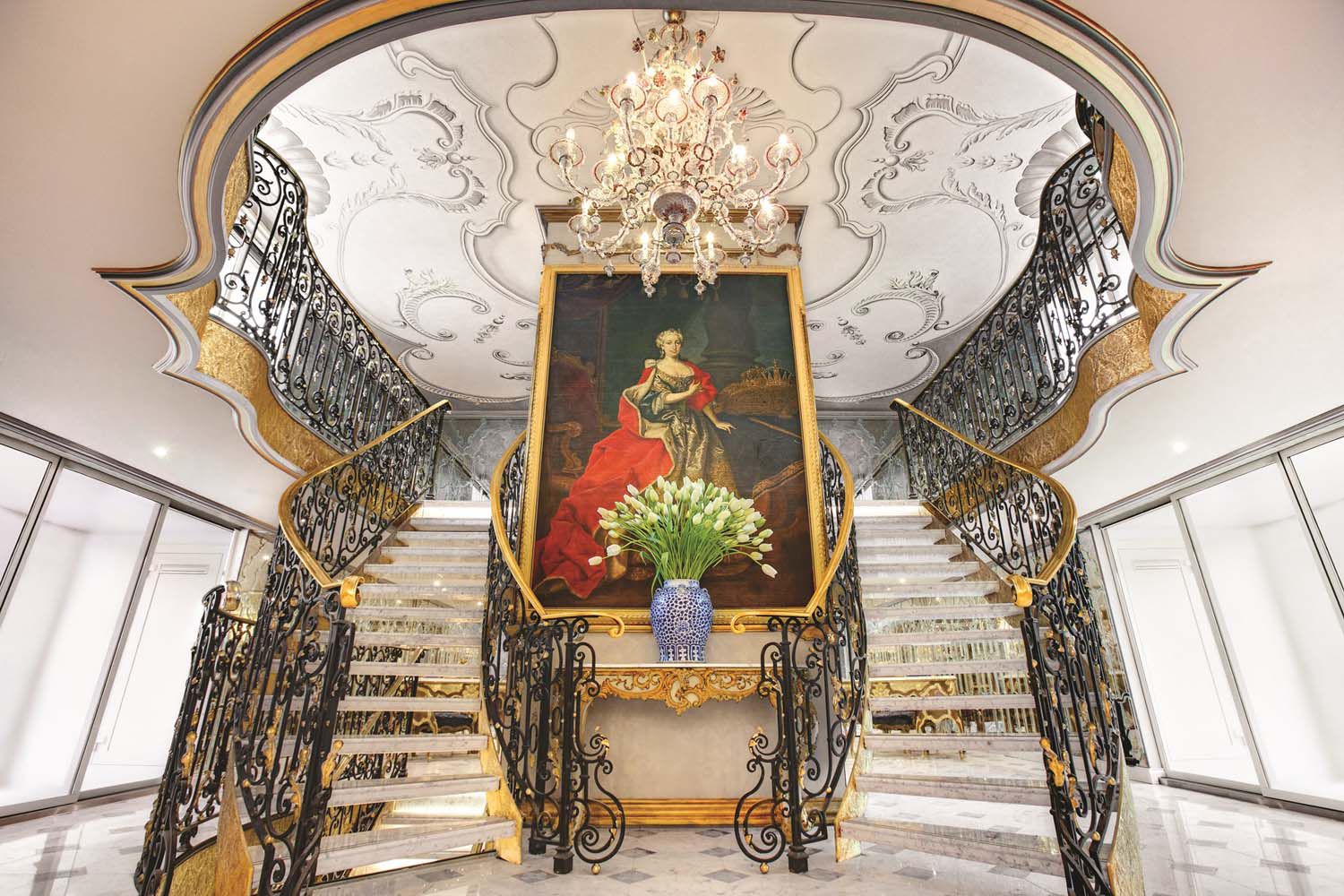 <p>Described by Cruise Critic as regal in its 18th century décor, this homage to the former Austrian empress resembles a <a href="https://www.uniworld.com/en/ships/ss-maria-theresa/">floating palace</a>. All accommodations include made-to-order Savoir of England beds, Egyptian cotton sheets, and marble-lined bathrooms. There's also a Viennese café and an enclosed, heated pool. </p>