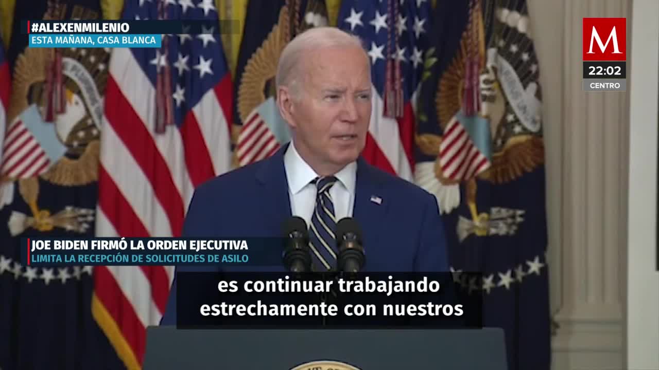 Joe Biden Firma Orden Ejecutiva Para Suspender Cruce Fronterizo Tras ...