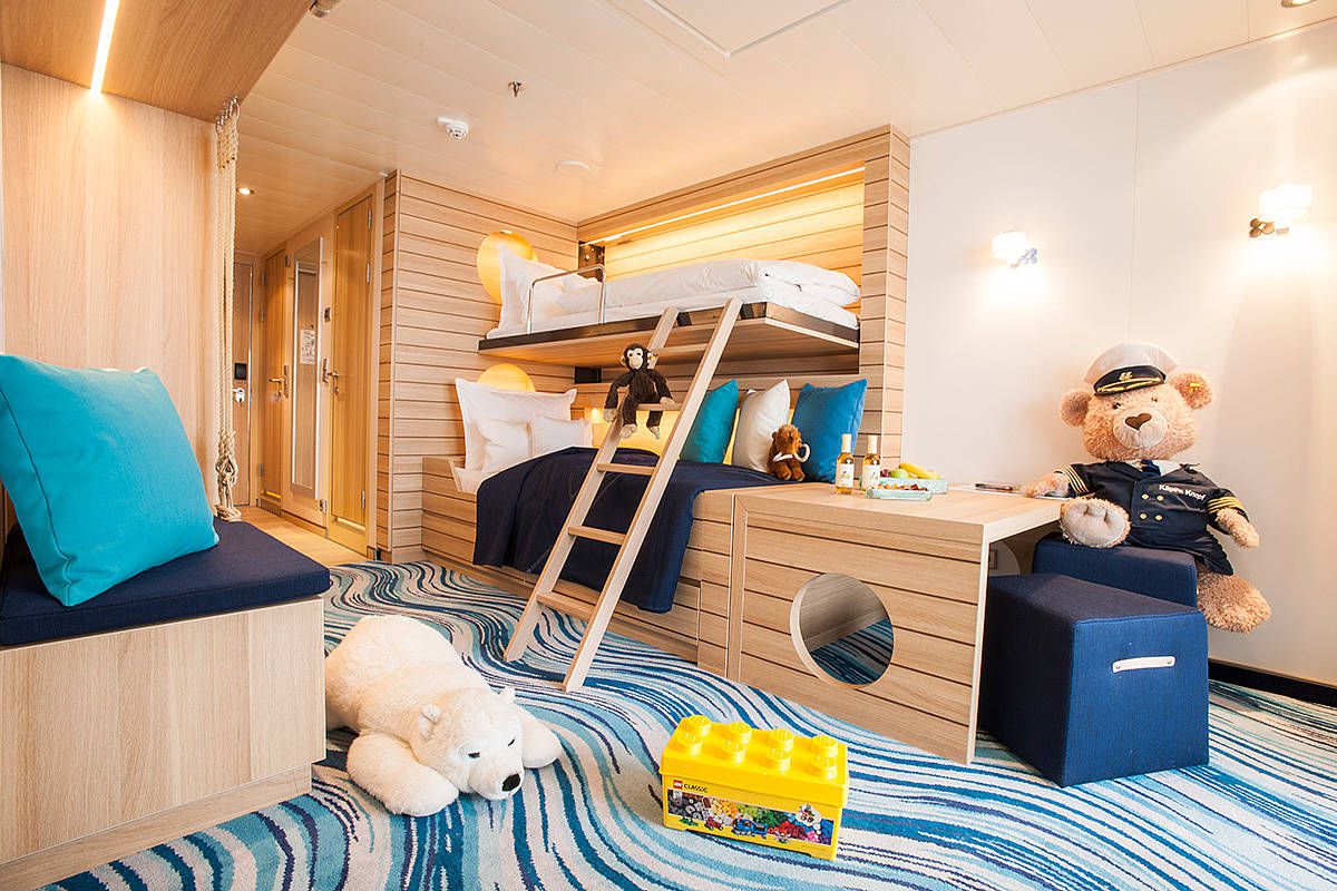 <p>A combination of a yacht and a small resort, the MS Europa 2 has its share of stunning suites, including a 1,066-square-foot Owner's Suite and 840-square-foot penthouse suite. The ship also features family apartments where <a href="https://www.hl-cruises.com/ships/ms-europa-2/living/family-apartment">children and parents live in separate areas</a> connected by a door and a balcony — with one side kitted out specifically for young travelers. MS Europa 2 has both public and private spa spaces for guests who want a sauna, whirlpool, and relaxation (and sometimes all to themselves). </p><p><b>Related:</b> <a href="https://blog.cheapism.com/expensive-luxury-yachts/">The Most Extravagant Yachts on the Water</a></p>