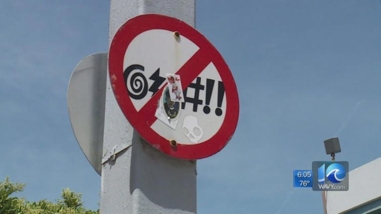 Virginia Beach’s infamous ‘no cursing’ signs being donated