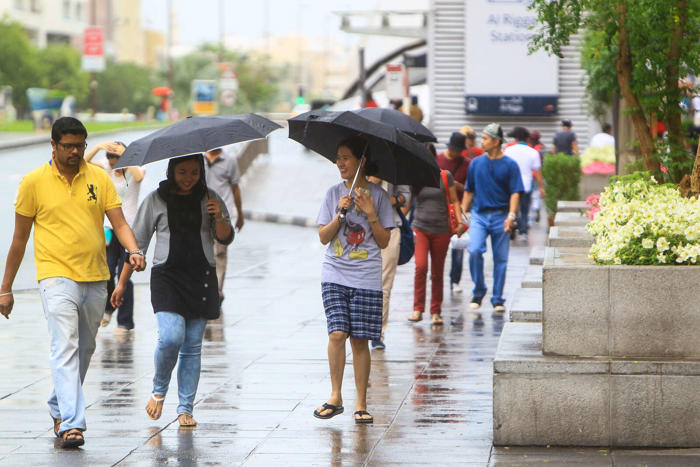 uae summer: light rains to help cool scorching temperatures