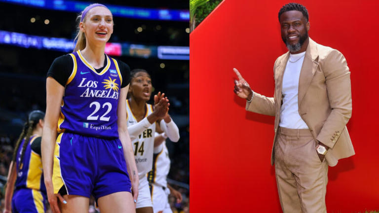 Social Media Is Going Wild Over Hilarious Photo Of WNBA Rookie Cameron Brink Standing Beside Comedian Kevin Hart